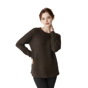 Pink Clover Dark Olive Green Knit Pullover Sweater SP